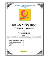 Thiết kế mạch đo và hiện thị tốc độ sử dụng encoder(100xungvong) hiển thị trên led 7 thanh