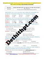 BỘ đề THI THPT QUỐC GIA CHUẨN cấu TRÚC bộ GIÁO dục môn tiếng anh file word có lời giải chi tiết đề  (12) 