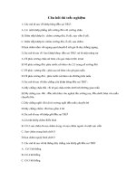 trắc nghiệm giải phẫu 2023 dành cho thi nội trú, cao học và chuyên khoa ĐH Y Hà Nội