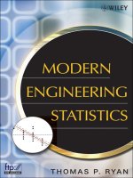 Modern engineering statistics by ryan 