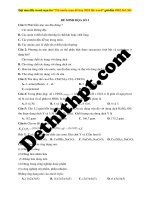 Đề 2   hóa thầy trần hoàng phi   lize 