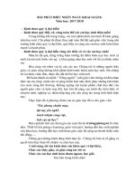 BÀI PHÁT BIỂU của GIÁO VIÊN NHÂN NGÀY KHAI GIẢNG