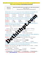 BỘ đề THI THPT QUỐC GIA CHUẨN cấu TRÚC bộ GIÁO dục môn tiếng anh file word có lời giải chi tiết đề  (13) 