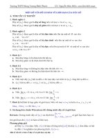 Một số vấn đề cơ bản về giới hạn của dãy số – nguyễn hữu hiếu 