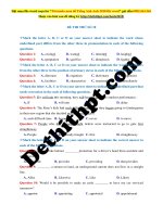 BỘ đề THI THPT QUỐC GIA CHUẨN cấu TRÚC bộ GIÁO môn tiếng anh   gv nguyễn quỳnh trang file word có lời giải chi tiết đề số (18) 