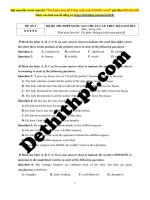 BỘ đề THI THPT QUỐC GIA CHUẨN cấu TRÚC bộ GIÁO môn tiếng anh   file word có lời giải chi tiết đề số  (5) 