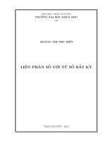 Liên phân số với tử số bất kỳ 