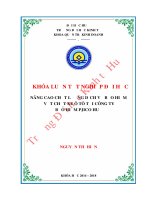 Nâng cao chất lượng dịch vụ bảo hiểm vật chất xe ô tô tại công ty bảo hiểm PJICO huế  