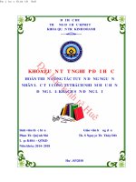 Hoàn thiện công tác tuyển dụng nguồn nhân lực tại công ty trách nhiệm hữu hạn đồng lợi  khách sạn đồng lợi