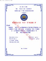Ảnh hưởng của phong cách lãnh đạo chuyển đổi đến sự cam kết gắn bó của nhân viên tại khách sạn hương giang huế 