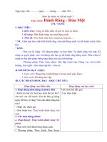 Tuần 7  lớp 1 soạn theo phát triển năng lực học sinh