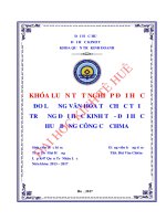 ĐO LƯỜNG văn hóa tổ CHỨC tại TRƯỜNG đại học KINH tế   đại học HUẾ BẰNG CÔNG cụ CHMA 