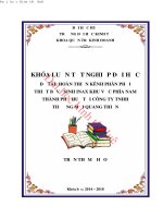 Hoàn thiện kênh phân phối thiết bị vệ sinh inax khu vực phía nam thành phố huế tại công ty TNHH thương mại quang thiện
