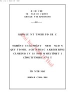 Nghiên cứu các nhân tố ảnh hưởng đến quyết định lựa chọn mua của khách hàng cá nhân đối với sản phẩm máy tính tại công ty TNHH lạc việt 