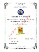 Nâng cao chất lượng dịch vụ chăm sóc khách hàng tại quầy dịch vụ của siêu thị big c huế 