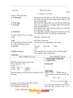 Giáo án giảng dạy chuẩn theo chương trình bộ GDĐT đại số 12 cơ bản   chương 3 