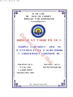 Nghiên cứu các nhân tố ảnh hưởng đến ý định tiếp tục sử dụng bia tuborg của khách hàng tại thành phố huế 