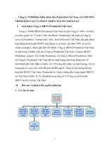 Công ty TNHH bảo hiểm nhân thọ prudential việt nam với CHƯƠNG TRÌNH đào tạo và PHÁT TRIỂN NGUỒN NHÂN lực 