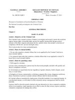 Criminal Code (Bộ Luật Hình Sự Việt Nam bằng Tiếng Anh)