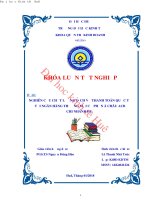 Nghiên cứu chất lượng dịch vụ thanh toán quốc tế tại ngân hàng thương mại cổ phần á châu ACB chi nhánh huế 