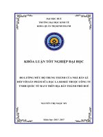 Đo lường mức độ trung thành của nhà bán lẻ đối với sản phẩm sữa đặc la roseé thuộc công ty TNHH quốc tế mavi trên địa bàn thành phố huế 