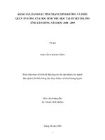 Khóa luận được đệ trình để đáp ứng yêu cầu cấp bằng kỹ sư ngành Bảo Quản Chế Biến Nông Sản Thực Phẩm và Dinh Dưỡng Người