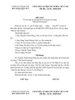 BIÊN BẢN Về việc họp xét đề nghị hỗ trợ kinh phí xây dựng Mái ấm tình thương ấp 1 xã Thạnh Lợi