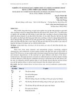 NGHIÊN CỨU ĐÁNH GIÁ QUÁ TRÌNH CHÁY CỦA ĐỘNG CƠ DIESEL IDI SỬ DỤNG LƯỠNG NHIÊN LIỆU DIESELETHANOL