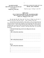 BIÊN BẢN BẦU CỬ ĐOÀN ĐẠI BIỂU ĐI DỰ ĐẠI HỘI ĐẠI BIỂU HỘI NÔNG DÂN VIỆT NAM HUYỆN THÁP MƯỜI KHÓA IX