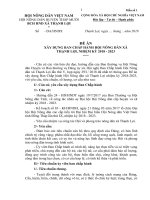 ĐỀ ÁN XÂY DỰNG BAN CHẤP HÀNH HỘI NÔNG DÂN XÃ THẠNH LỢI, NHIỆM KỲ 2018 2023