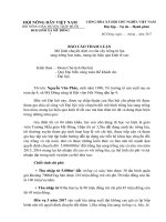 BÁO CÁO THAM LUẬN Mô hình chuyển dịch cơ cấu cây trồng từ lúa sang trồng hoa màu, mang lại hiệu quả kinh tế cao