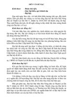 DIỄN VĂN BẾ MẠC ĐẠI HỘI HỘI NÔNG DÂN XÃ THẠNH LỢI