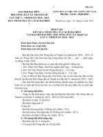 BÁO CÁO KẾT QUẢ THẨM TRA TƯ CÁCH ĐẠI BIỂU TẠI ĐẠI HỘI ĐẠI BIỂU HỘI NÔNG DÂN XÃ Thạnh Lợi LẦN V, NHIỆM KỲ 2018 2023