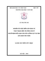 LATS - Nghiên cứu đặc điểm lâm sàng và thực trạng điều trị trầm cảm ở người bệnh rối loạn cảm xúc lưỡng cực tại Viện Sức khoẻ Tâm thần (FULL TEXT)