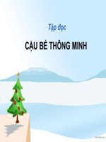 TAP DOC  CAU BE THONG MINH