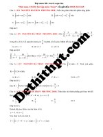 ( GV  NGUYỄN bá TRẦN  PHƯƠNG 2018 )  61 câu TÍCH PHÂN image marked image marked 