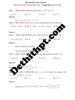 (trường không chuyên 291 câu số mũ  và logarit image marked image marked 