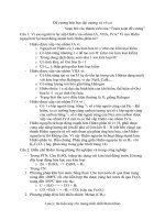 Đề cương hóa học đại cương và vô cơ 1