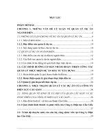 Luận văn thạc sĩ nâng cao năng lực quản lý dự án của công ty điện lực cầu giấy