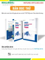 Ôn luyện thi trắc nghiệm THPT quốc gia năm 2018 môn toán (tt) 