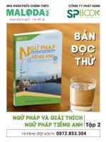 Ngữ pháp và giải thích ngữ pháp tiếng anh tập 2 (tái bản mới nhất) (tt) 