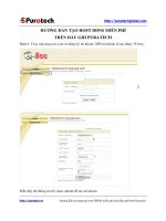 Huong dan tao tên MIỀN mien phi cho dau ghi purratech puratech vn 