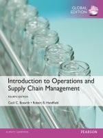 Introduction to operation and supply chain management 4e global edition by bozarth 