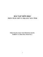 Nhan dang khuon mat bang PCA va mang noron