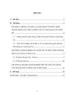 Kinh nghiệm của nước Mỹ trong việc phát triển nguồn lực con người chất lượng cao và bài học kinh nghiệm đối với việc xây dựng nguồn lực con người chất lượng cao ở Việt Nam hiện nay