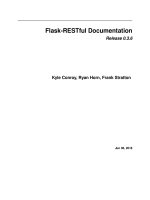 tài liệu mô tả sử dụng flask restful api