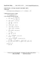 Tom tat cac dang toan on thi 10