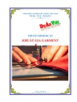 Dự án xây dựng xưởng sản xuất và phát triển may mặc khuất gia garment 