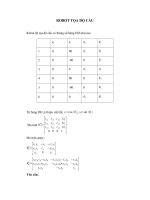 ROBOT CÔNG NGHIỆP THIẾT KẾ CÁNH TAY ROBOT tọa độ cầu