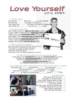 song love yourself justin bieber activities with music songs nursery rhymes 87290